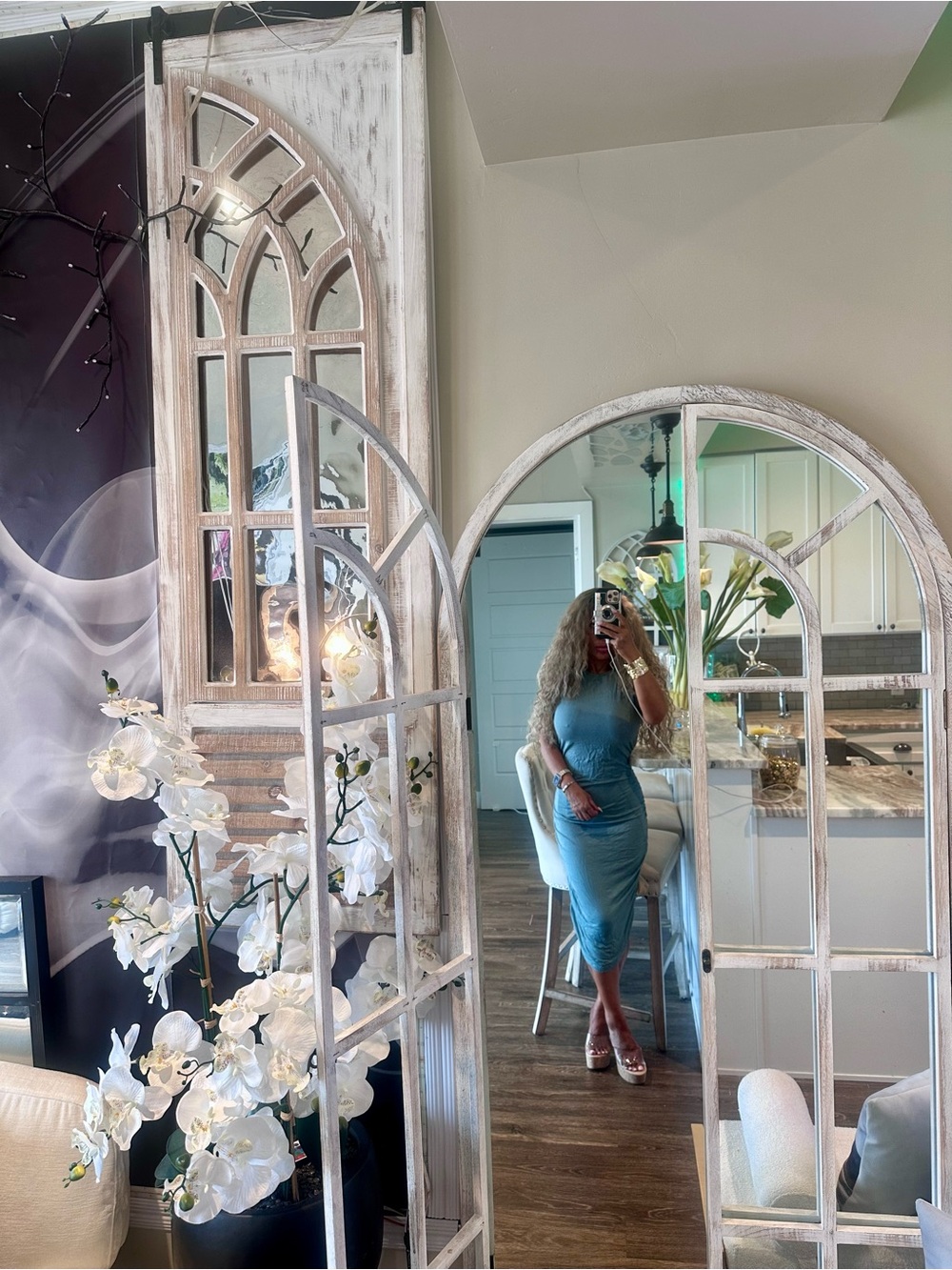 Fashion Nova Teal Bodycon Midi Dress